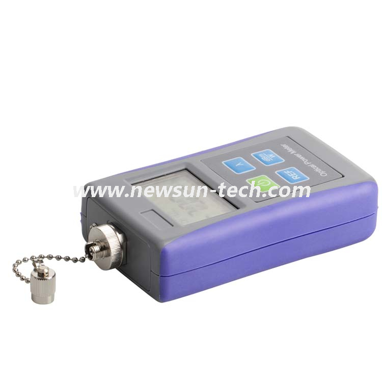 Medidor de potencia óptica portátil con mango de fibra portátil de alta precisión NSPM-380 Mini