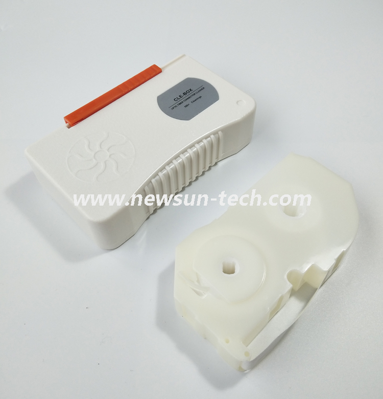 NS2-001B Conector de fibra óptica Cassette Box Cleaner Tool Limpiador de fibra óptica Traje de carrete para Cletop-S