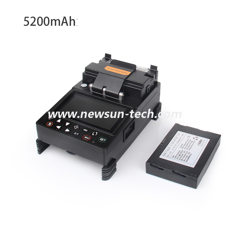 NSKF-115 Mini FTTH Empalme óptico Empalmador de fusión de máquina de fibra óptica portátil de alta precisión