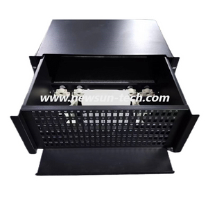 4U 144 Port 19 "Panel de parche de fibra óptica deslizable ODF 