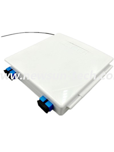 NSTB-404 FTTH Conectado Tapa de la pared de la pared de fibra óptica