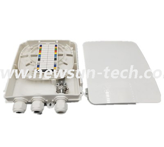 Caja de cable de distribución de distribución de al aire libre interior NSTB-803C 8 8 para cableado de FTTH