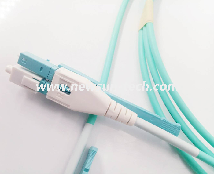 LC Uniboot Push-Pull (Switch Polarity) Conector Cable de conexión de fibra óptica