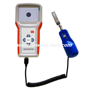 NS-NYT08 400X Microscopio de la sonda de inspección de fibra óptica para conectores LC/SC/FC