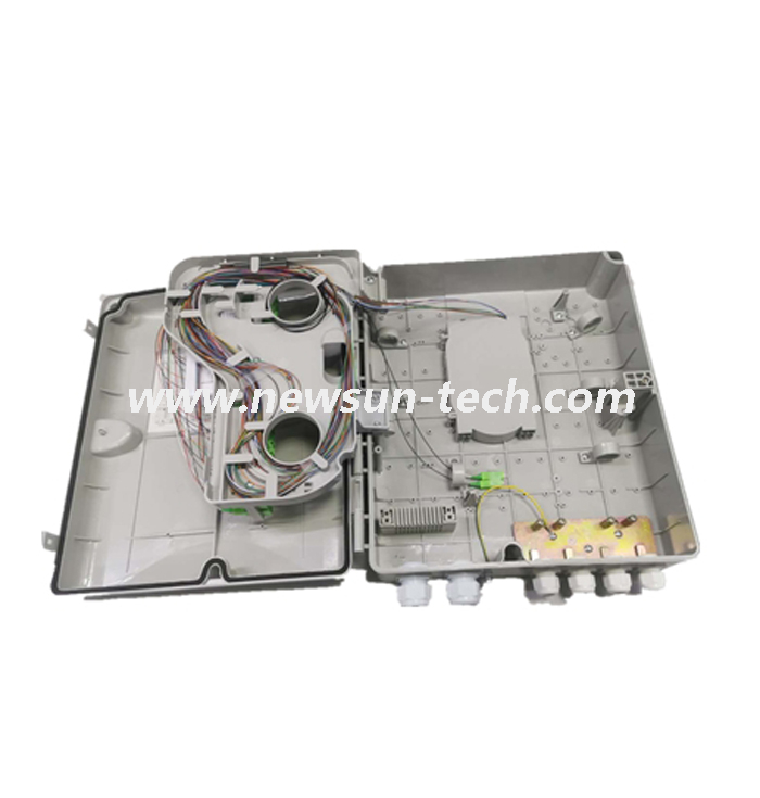 NSTB-F48 FTTH 32/48 Core Outdoor IP67 Caja de división de terminales de fibra óptica